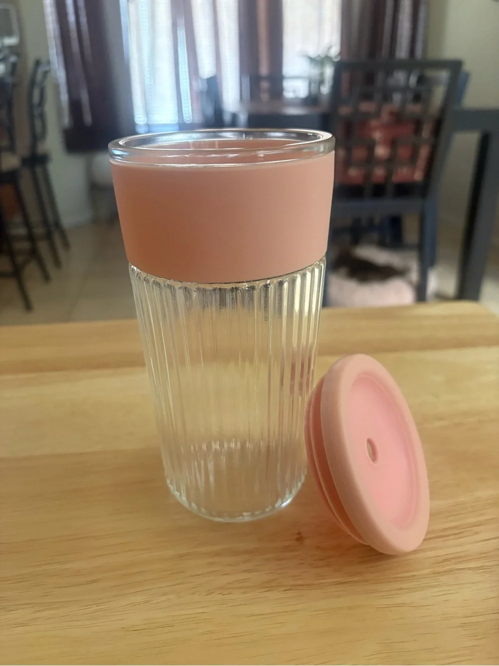 Pink Glass Tumbler